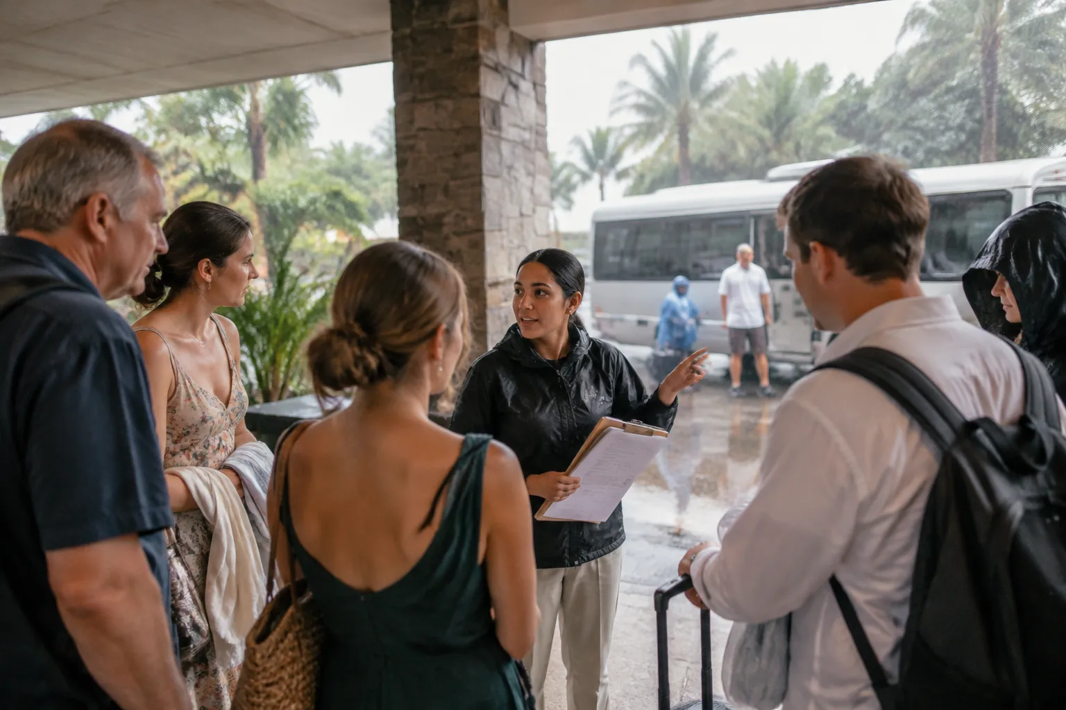 Outdoor Destination Wedding Rain Backup Plan